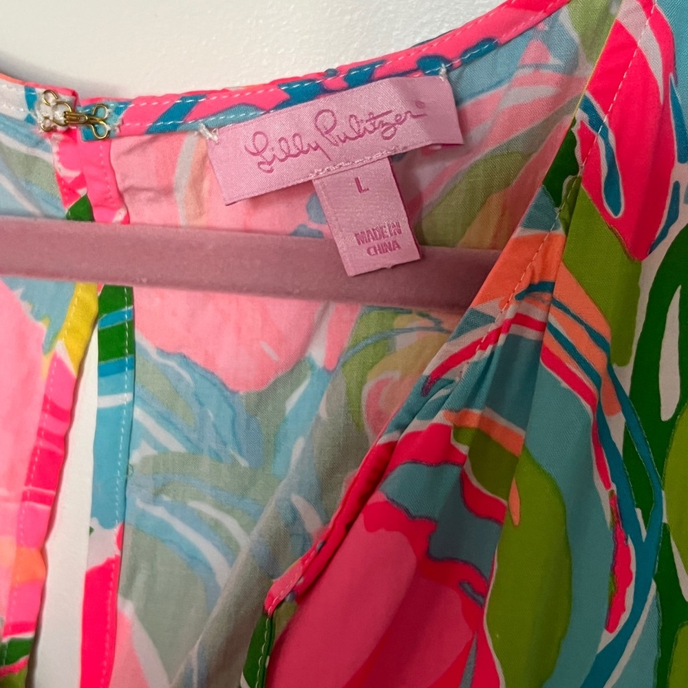 Lilly Pulitzer Tybee So A Peeling Print Tassel Romper - Picture 4 of 5